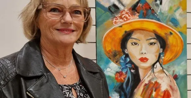 photo  nadine perlier expose à la mairie jusqu’au 22 novembre.  &copy;  ouest-france 