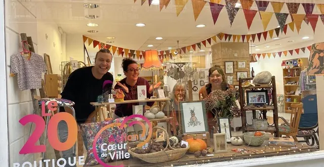 photo  la boutique éphémère vient de rouvrir ses portes, dans la rue aux sieurs. elle est ouverte jusqu’au 25 janvier.  &copy;  ouest-france 