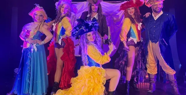 photo  troupe en scène, compagnie des pyrénées-atlantiques, présente son spectacle pirates, l’aventure magique à vezins.  &copy;  la bonne prod 