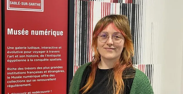 photo  julia menesguen est la nouvelle médiatrice culturelle de la micro-folie à sablé-sur-sarthe.  &copy;  le maine libre 