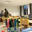 photo les membres du conseil municipal et leurs invités ont pu visiter les locaux rénovés de l’école de la voutonne, à précigné, jeudi 7 novembre 2024.