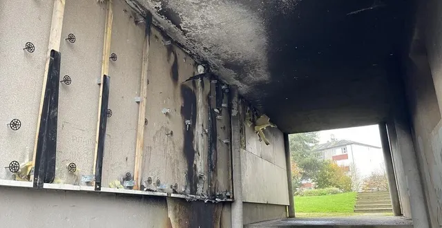 photo  un feu est survenu dans le quartier saint-sauveur de flers, dans l’orne, dans la nuit du samedi 9 au dimanche 10 novembre 2024.  &copy;  ouest-france 