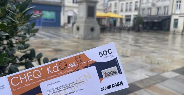 photo  les chèques cadeaux à rechercher dans la flèche et ses alentours pourront être utilisés dans les commerces partenaires.  &copy;  anim’en flèch 