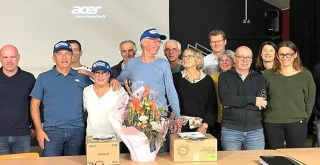 photo  l’assemblée générale du brissac loire aubance athlétisme, s’est réunie au mont-rude (saint-saturnin) autour de bruno charbonnier, son président.  &copy;  co 