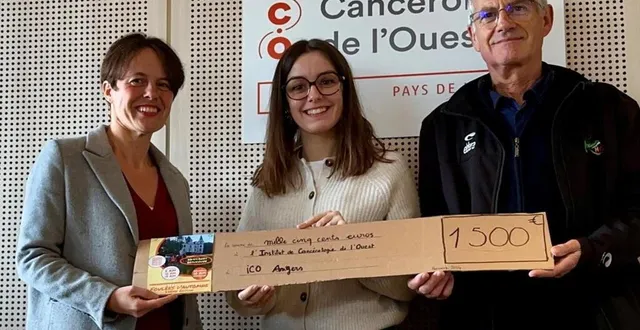 photo  laure houdmon, secrétaire du scb athlétisme, manon perroin, cheffe de projets communication philanthropique de l’ico et patrick hery, président du scb athlétisme.  &copy;  co 