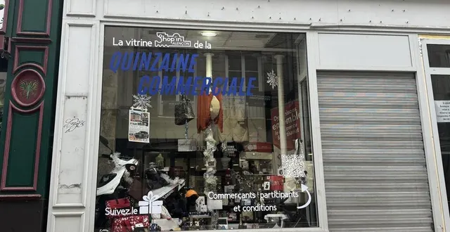 photo  la vitrine est située dans l’ancienne pharmacie bresson en centre-ville d’alençon.  &copy;  ouest-france 