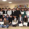 photo  les élèves ont reçu leur diplôme du brevet. 