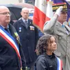 photo  jean-françois zalesny et hervé pierre ont rendu hommage aux morts pour la france, sous le regard de lucien bardoux, président des anciens combattants. 