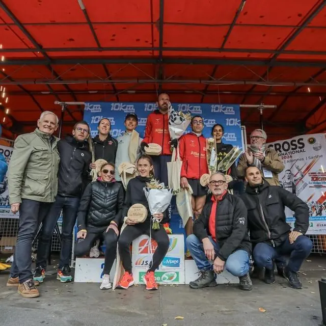 photo tous les vainqueurs, hommes et femmes.  ©  photo le maine libre