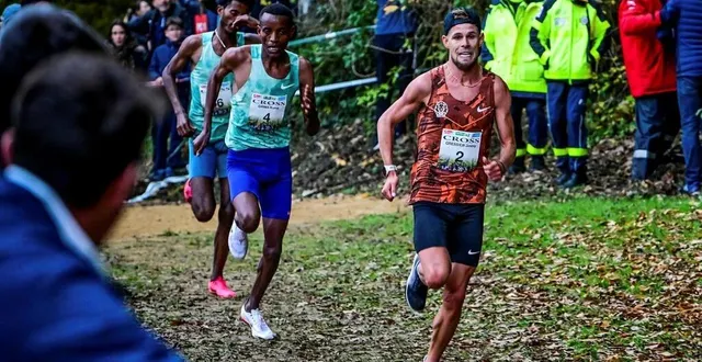 photo  jimmy gressier a profité du dernier virage en épingle pour piéger les athlètes africains et s’imposer à allonnes.  &copy;  le maine libre – yvon loué 