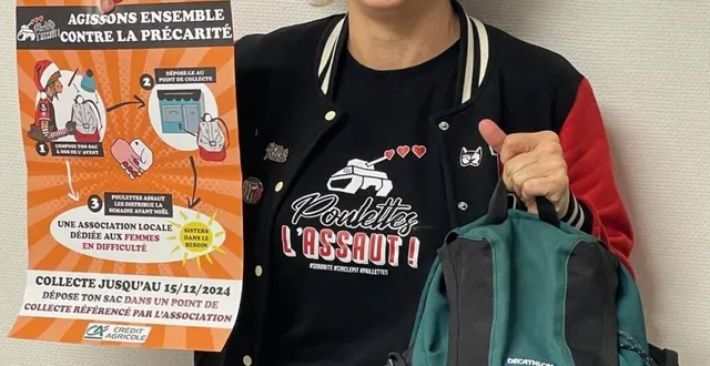 photo  miss k (karrell anquetil) informe qu’en 2023, 1 253 sacs ont été recueillis dans 107 points de collecte.  &copy;  ouest-france 