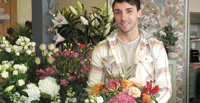 photo  le fleuriste gaetan ranvier travaille de préférence des produits français, les plantes et les fleurs coupées, à beaumont-sur-sarthe.  &copy;  ouest-france 