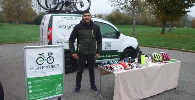 photo  high project est présent sur de nombreux événements liés au cyclisme.  &copy;  ouest-france 