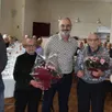 photo  josette sébastien et robert alexandre (au centre) ont été honorés. 