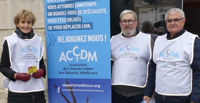 photo  vibraye, vendredi 15 novembre 2024. les membres de cette association se battent pour la santé des citoyens.   &copy;  le maine libre 