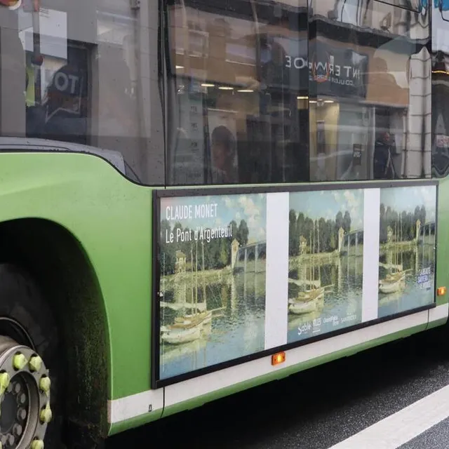 photo « le pont d’argenteuil » est l’une des deux œuvres exposées dans le cadre de cette opération la beauté sauvera le monde.  ©  ouest-france