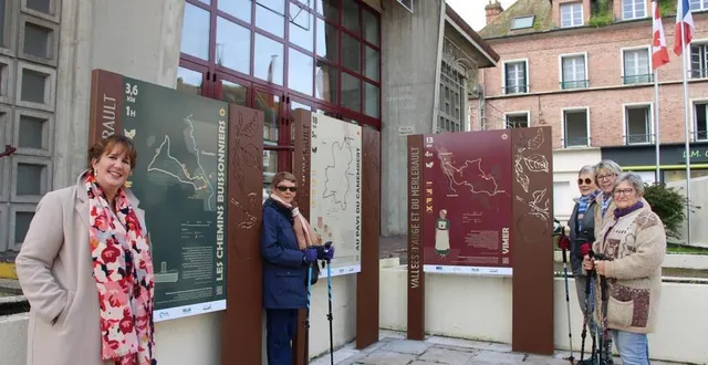 photo  ces quatre marcheuses, aux côtés de ségolène chesnel, directrice du pôle attractivité, trouvent cet aménagement « génial ».  &copy;  ouest-france 