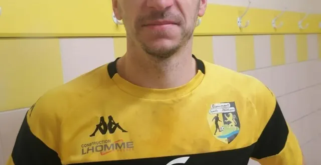 photo  benjamin riclin, homme du match de beaumont ce week-end contre gazélec.  &copy;  le maine libre 