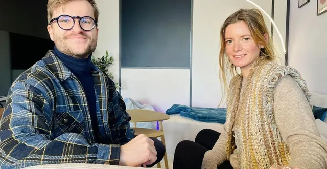 photo  valentin demé, cofondateur de cube3, et suzie leprêtre, à l’origine du projet motto.  &copy;  ouest-france 