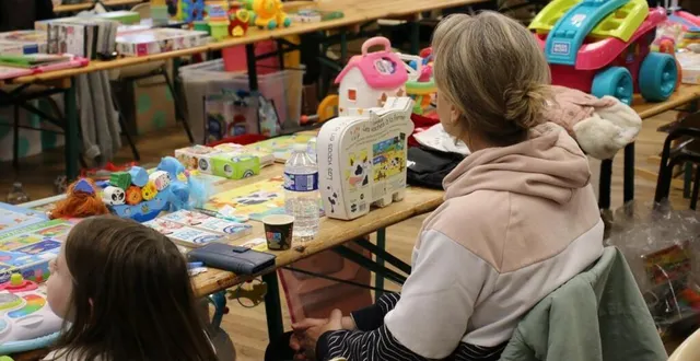 photo  une bourse aux jouets tout le week-end.  &copy;  ouest-france 