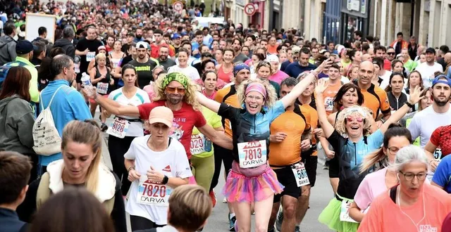 photo  près de 6 000 coureurs ont participé à la coulée verte, le 20 octobre 2024.  &copy;  co - marie delage 