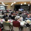 photo  les 200 convives au repas des seniors salle de vaujoubert à rouillon le 16 novembre. 