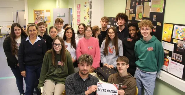 photo  une classe de première année de bac professionnel du lycée d’estournelles-de-constant assurera l’accueil du public, samedi 23 novembre 2024 à l’occasion de la huitième édition du salon du jeu vidéo de la flèche (sarthe).  &copy;  ouest-france 