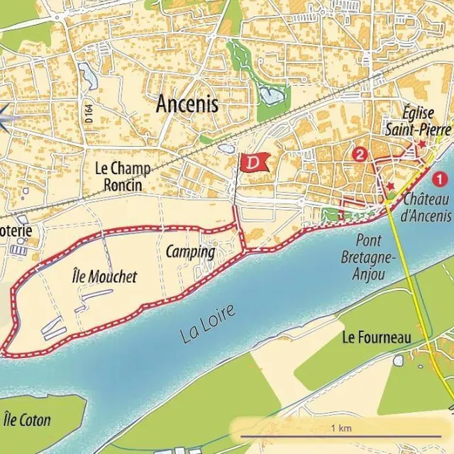 photo cette promenade le long de la loire vous fera découvrir les principaux monuments d'ancenis.  ©  alban le pape