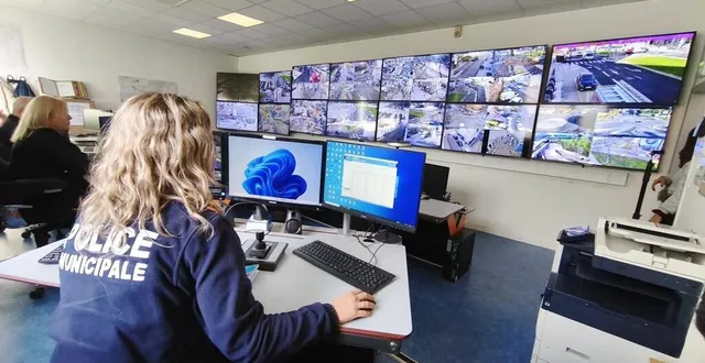 photo  le centre de supervision urbain d’angers.  &copy;  ouest-france 