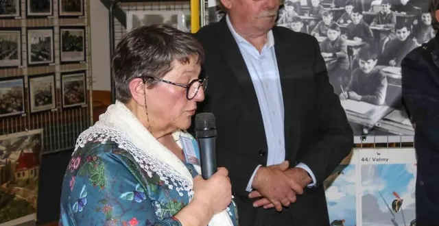 photo  mme beaury, présidente lors de la présentation de la 1re édition, qui a connu un franc succès  &copy;  archives le maine libre. 