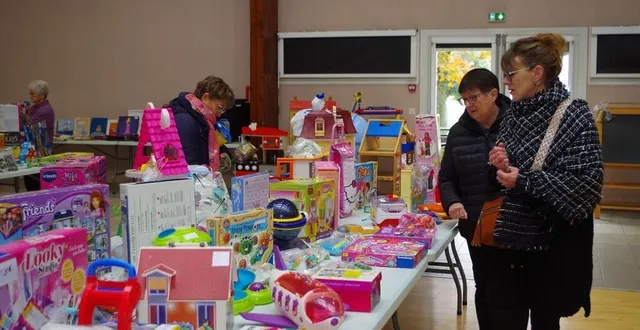 photo  la bourse aux jouets, livres et articles de puériculture a réuni ses adeptes.  &copy;  le maine libre 