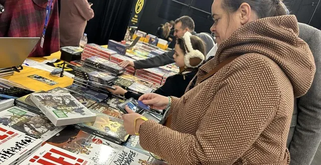 photo  entre 1 500 et 2 000 visiteurs étaient attendus au festival bd mania d’arnage (sarthe).  &copy;  ouest-france 