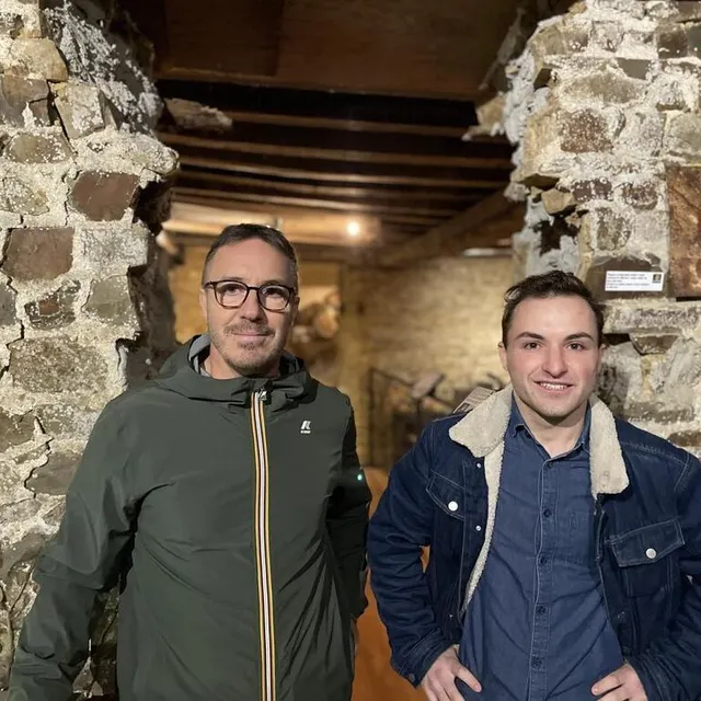 photo romain et louis bon, père et fils passionnés par la bataille de berjou, gèrent le blackwater museum.  ©  ouest-france