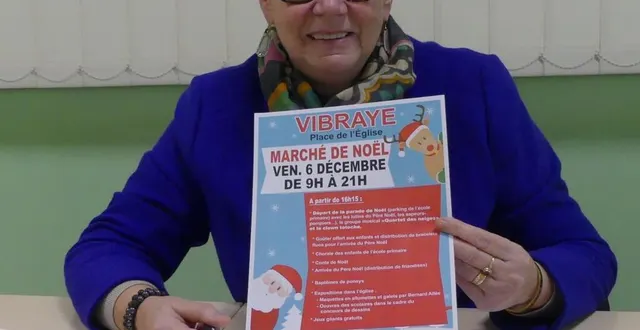 photo  un marché de noël familial avant tout.  &copy;  le maine libre 