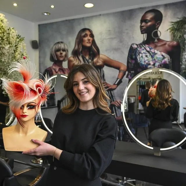 photo léa bonetto margumi, championne du monde de coiffure.  ©  le maine libre - denis lambert