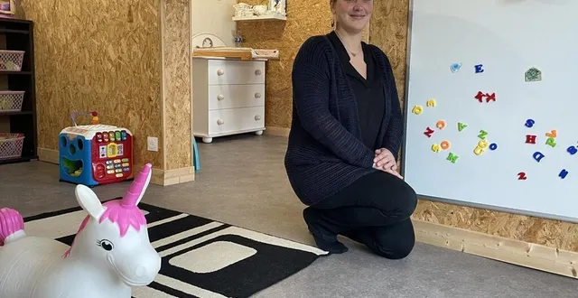 photo  alison poupin et son compagnon ont conçu deux pièces à hauteur d’enfants.  &copy;  le maine libre 