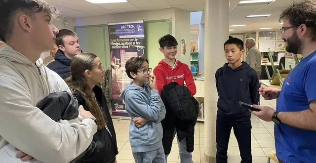 photo  avec orientibus, les élèves du collège privé notre-dame de la ferté-bernard ont pu découvrir plusieurs filières.  &copy;  le maine libre 