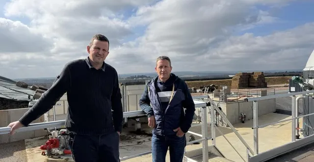 photo  damien louvel et damien taupin ont lancé une unité de méthanisation à sées (orne).  &copy;  ouest-france 