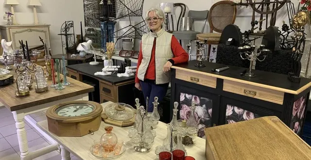 photo  marie noëlle ariaux dans sa caverne d’ali nono, comme disent ses petits enfants  &copy;  co 