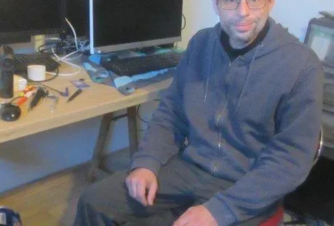 photo  sylvain goubeau, dépanneur informatique, s’est installé au début de l’année 2024.  &copy;  co 