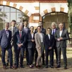 photo  au centre, les six professionnels qualifiés pour la finale du trophée du maître d’hôtel, le 25 janvier 2025. 
