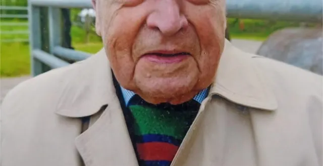 photo  georges salmon, né à conlie, est décédé à 103 ans   &copy;  collection privée 