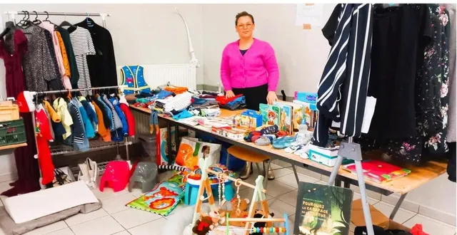 photo  « j’espère pouvoir vendre le maximum », avoue amandine, qui vient de la région mancelle.  &copy;  ouest-france 