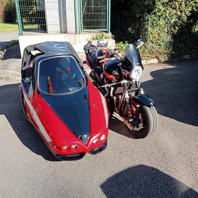 photo des baptêmes en side-car sont organisés par le camping la sittelle, samedi 30 novembre 2024.  ©  ouest-france