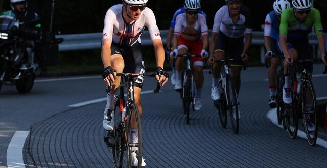 photo brandon mcnulty (ici aux jo de tokyo) a remporté le tour de valence 2024. © photo : tim de waele / afp