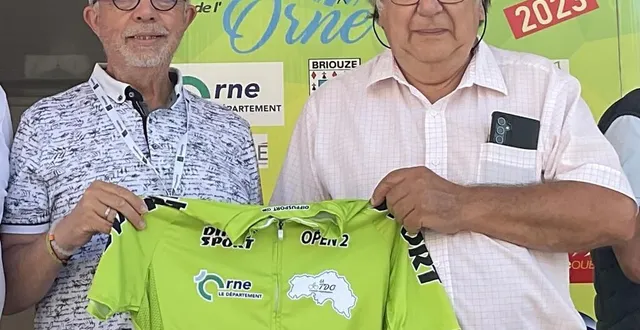 photo  comme en 2023, le président, jean-pierre henry, et le maire, philippe bigot, vont lancer très tôt les préparatifs du tour de l’orne cycliste masculin (14 septembre 2025).  &copy;  ouest-france 