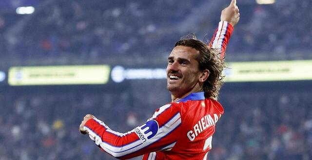 photo face à valladolid, antoine griezmann a inscrit un but somptueux avec l’atlético madrid. © photo : juan medina / reuters