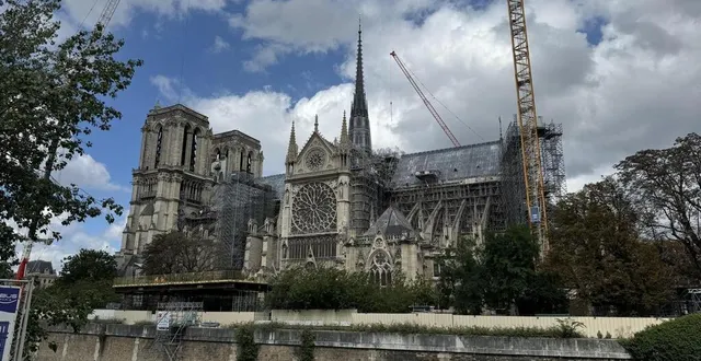 photo  notre-dame de paris libérée d'une très grande partie des échafaudages des couvreurs en septembre 2024.  &copy;  philippe mirkovic / ouest-france 