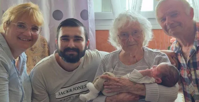 photo  la famille sarthoise wittevert-lhommeau compte une cinquième génération.  &copy;  ouest-france 