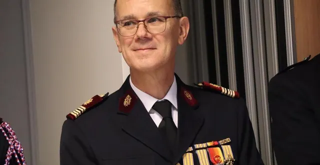 photo  samedi 30 novembre 2024, à l’occasion de la sainte-barbe, jean-marc fourrier a reçu le grade de médecin colonel. un grade inédit à la caserne de sablé-sur-sarthe.  &copy;  ouest-france 